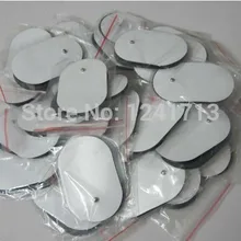 50 шт. овальной формы TENS EMS электроды колодки для электронных всего тела похудения Массажер