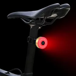 Сверхлегкий велосипед фонарь 5 режимов USB велосипед задние лампы Водонепроницаемый мини велосипедный шлем лампы безопасности
