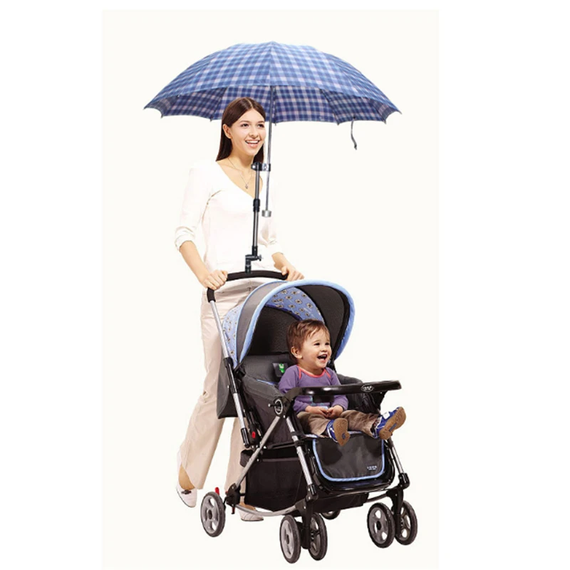 

Baby Stroller Umbrella Holder Adjustable Plastic Stroller Pram Umbrella Stretch Stand Holder Baby Stroller Accessories Bracket