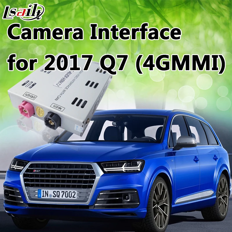 

Backup Camera Video Interface for AUDI Q7 Trigger by Put Reverse Gear with RGB Input for 360 Bird View Cameras