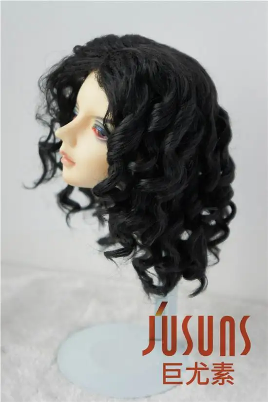 JD001 23-25 см Blyth куклы парики 9-10 дюймов синтетический мохер кукла волосы унисекс средней длины волна BJD парики