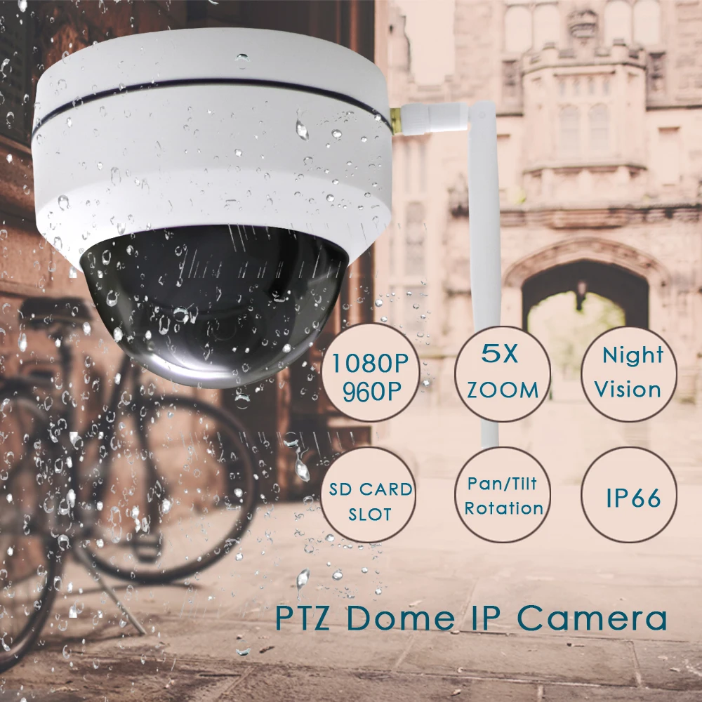 Anpviz Wi Fi Камера мини cam купольные IP 960 P/1080 P 5X Масштабирование videcam наблюдения веб Road