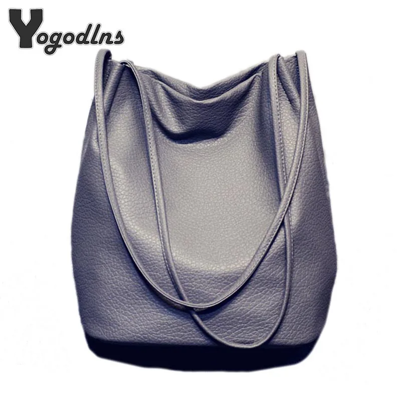 Hot Designer Women Leather Handbags Large Capacity Ladies Shopping Bag Bolsa Black Bucket Shoulder Bags Crossbody huismerk kopen in de aanbieding Hot Designer Women Leather Handbags Large Capacity Ladies Shopping Bag Bolsa Black Bucket Shoulder Bags Crossbody huismerk kopen in de aanbieding