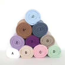 Вязаный свитер для новорожденных; мягкая эластичная трикотажная накидка для новорожденных; реквизит для фотосессии; винтажное трикотажное Пеленальное Одеяло; нейтральная многослойная одежда для малышей