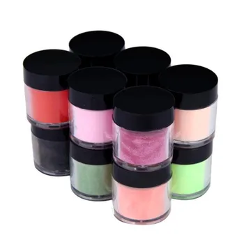 

Fashion Women naill design 12 Colors Acrylic Nail Art Tips UV Gel Powder Dust Design Decoration #1108 BC