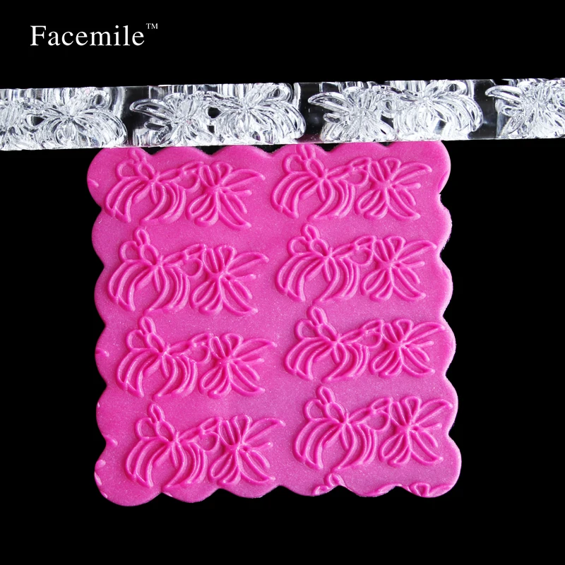 

Embossing Rolling Pins Sugar Craft Tools Fondant Cake Decoration Bow Design 51013 Gift