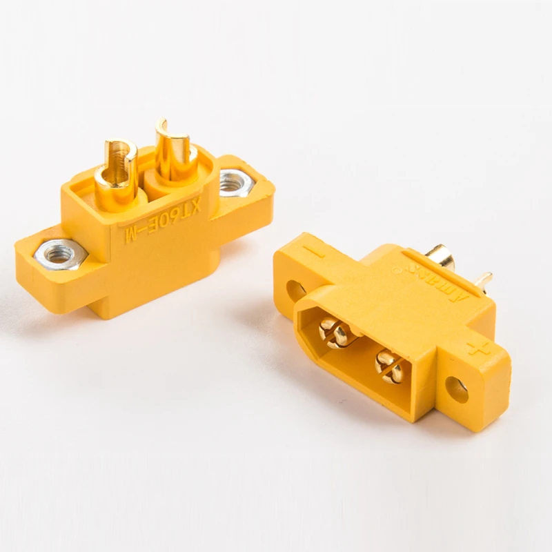 

10 pcs AMASS XT60E-M fixed plug male for DIY FPV RC drone parts