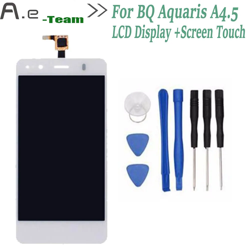 

High Quality  For BQ Aquaris A4.5 LCD Display+Touch Screen Digitizer Replacement  For BQ Aquaris A4.5 Smartphone + Tools