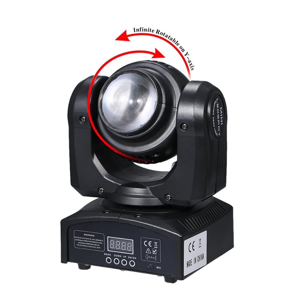 Lixada DMX 512 сценический светильник эффект двойными бортами RGBW с входным напряжением
