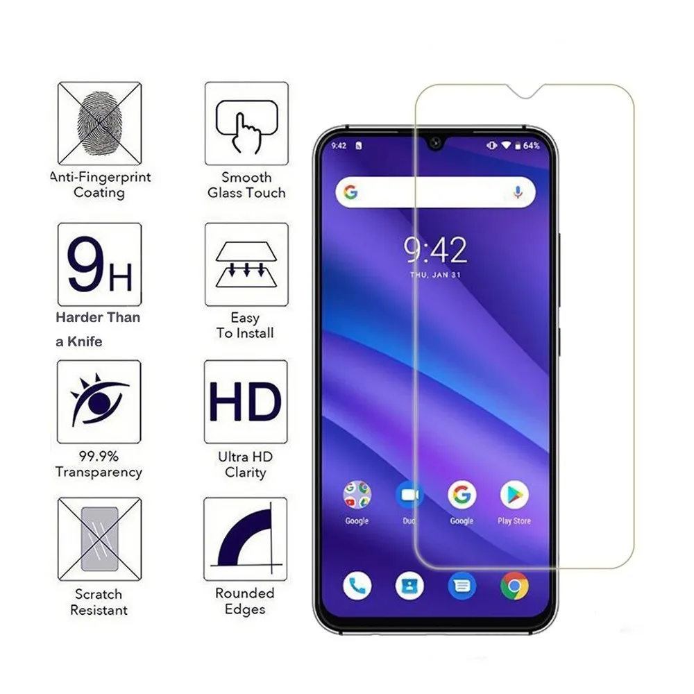 2 упаковки для Umidigi A3 a3pro A5 a5 Pro Z2 SE power 0,3 мм 2.5D 9H прозрачное закаленное стекло для защиты экрана Оригинальная защитная пленка