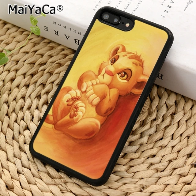 

MaiYaCa SIMBA Baby Cute Little Lion King Phone Case Cover for iPhones SE 6 6s 7 8 X XR XS max samsung galaxy S6 S7 S8 S9 Plus