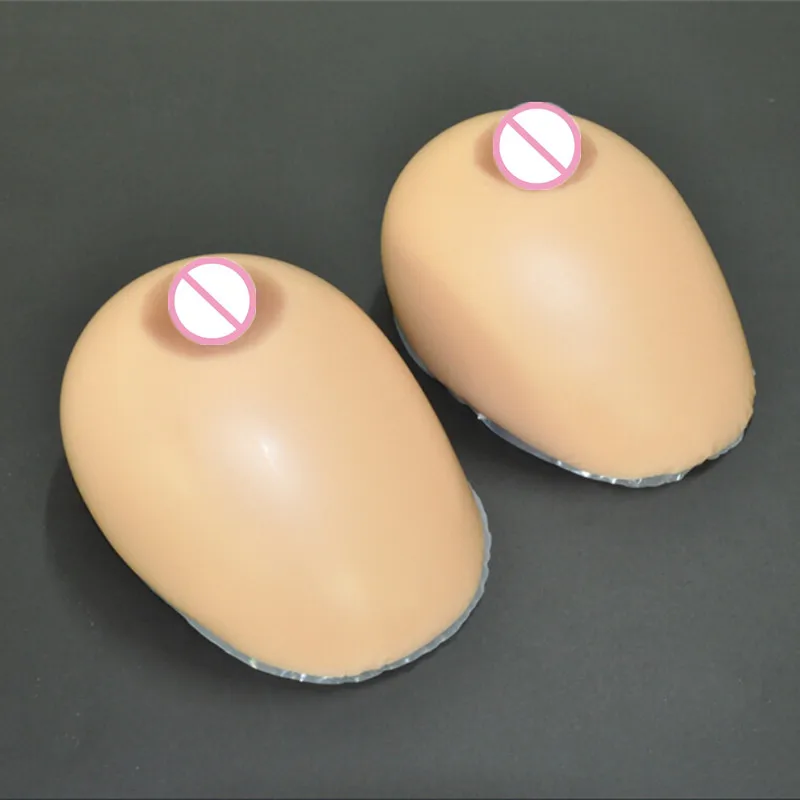 Topleeve 3600g/pair Sz  50 48 crossdresser shemale large fake breast silicone breast forms men retail wholesale drop shipping