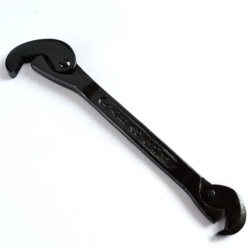 300mm 8 42mm Dual Purpose Pipe Wrench High Carbon Steel Black Spanner