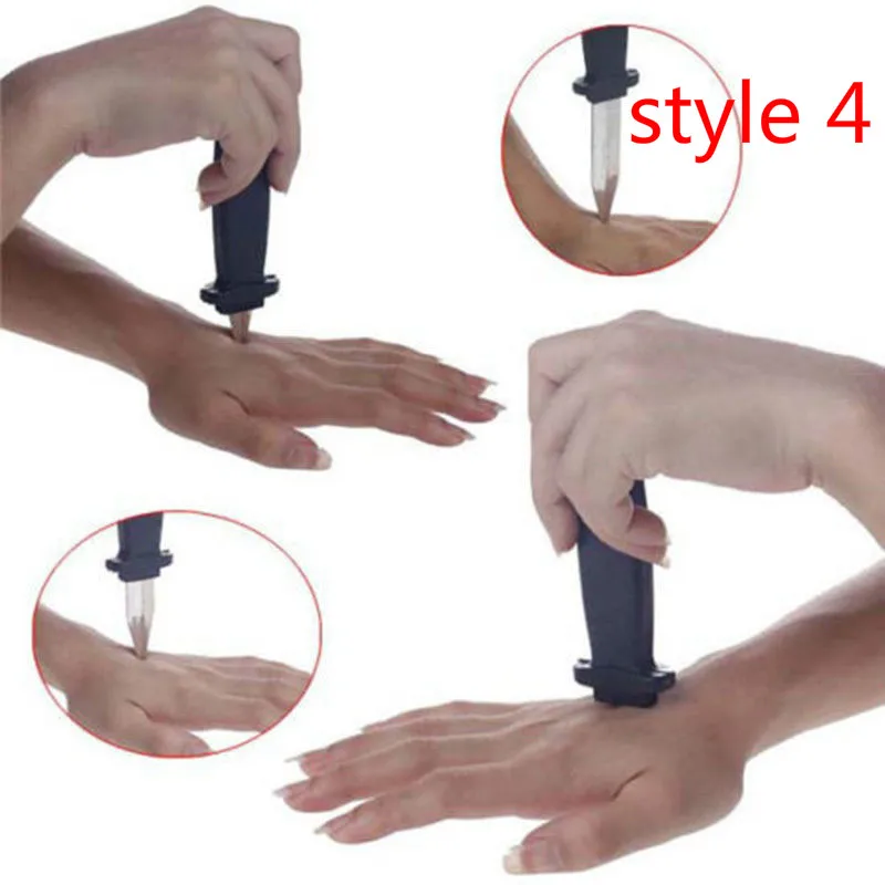 style 4 1 шт. крупным планом исчезающий появляющийся палец трюки реквизит игрушки поддельные мягкие Палец кончик поддельные магический трюк Смешные шалости Вечерние - Цвет: style 4