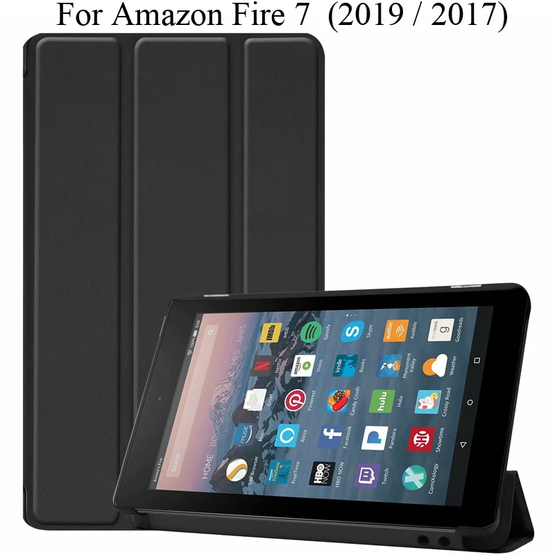 Тонкий милый чехол для Amazon Fire 7 чехол Capa Fundas Kindle Fire7 " планшет электронная книга Чехол протектор