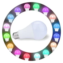 Умная светодиодная лампочка телефон Управление работает с Amazon Alexa Google Home(E26) света для Andriod iOS телефона удаленное управление с помощью приложения свет