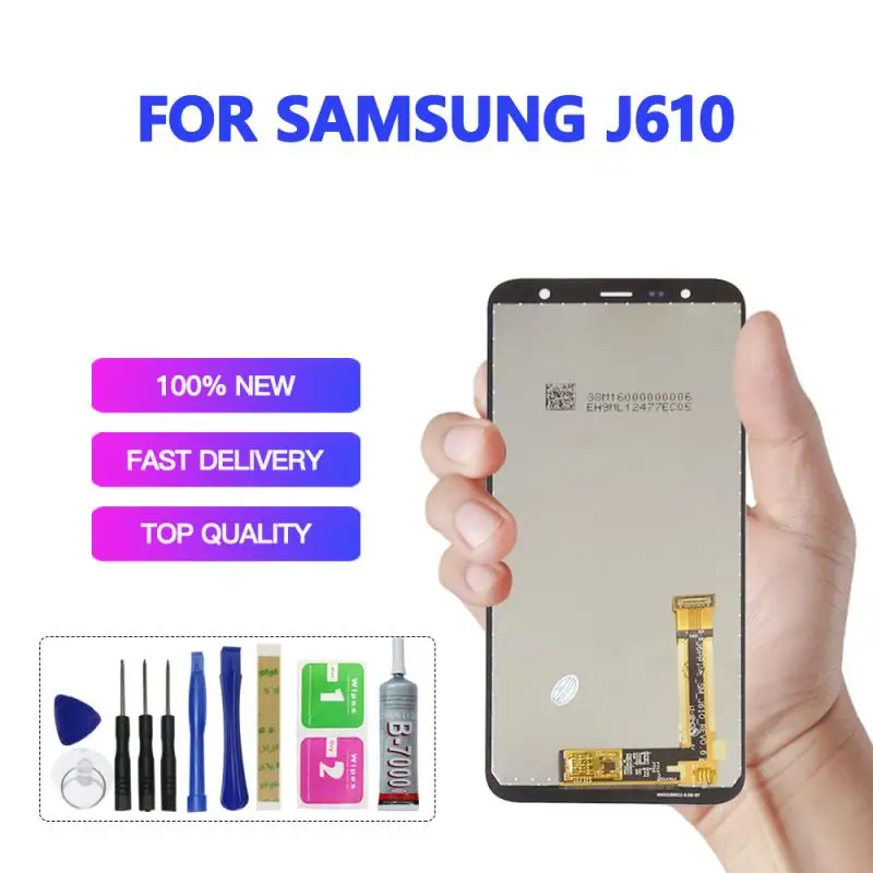 AAA LCD Screen For Samsung Galaxy J6 2018 J600 J600F J600Y J600G Display and touch Glass pannel Assembly Can adjust brightness