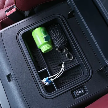 

Car Armrest Storage Box Holder for Nissan Patrol Y62 2010-2018 Center Console Organizer Tray TD326