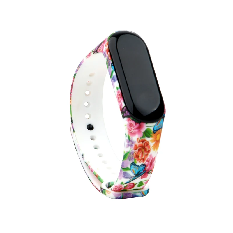 Браслет для Xiaomi mi Band 4 спортивный ремешок часы силиконовый ремешок для Xio mi Band 3 аксессуары браслет для mi Band 3 4 ремешок - Цвет: D