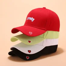Женская бейсбольная кепка, Твердый Топ, кепка с надписью love, милая индивидуальность, Студенческая, дикая, осенне-зимняя Кепка, Кепка для мужчин, snapback