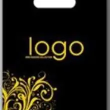 1000 шт пользовательские печатные черные полиэтиленовые пакеты, две стороны печати логотипа оптом