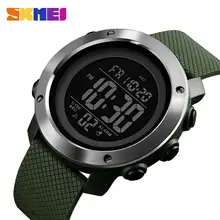 SKMEI Роскошные брендовые уличные спортивные часы 50 м Водонепроницаемый Многофункциональный световой светодиодный цифровые часы