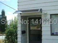 

DS80100, depth 80cm,width 100cm,white bracket with clear polycarbonate canopy
