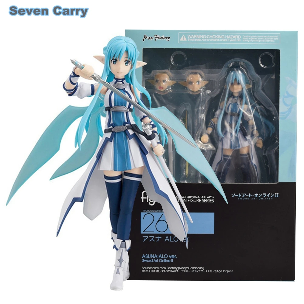 新アニメフィグマ剣アートオンラインフィグマ264結城アスナsao Alo Pvcアクションフィギュアコレクションプラモデル人形15センチcsdc6 Sword Art Online Figma Anime Figmaart Online Aliexpress