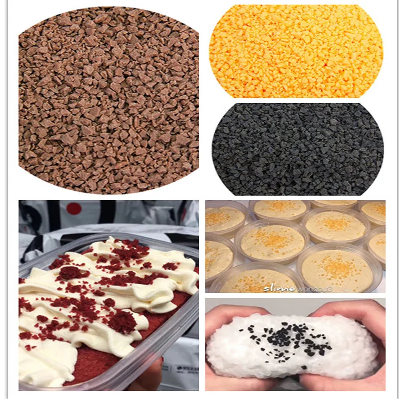 

Simulated Chocolate Slime DIY Accessories Toy Ground Peanut Fluffy Slime Supplies Filler Decoration Gift Toy For Kids Adult