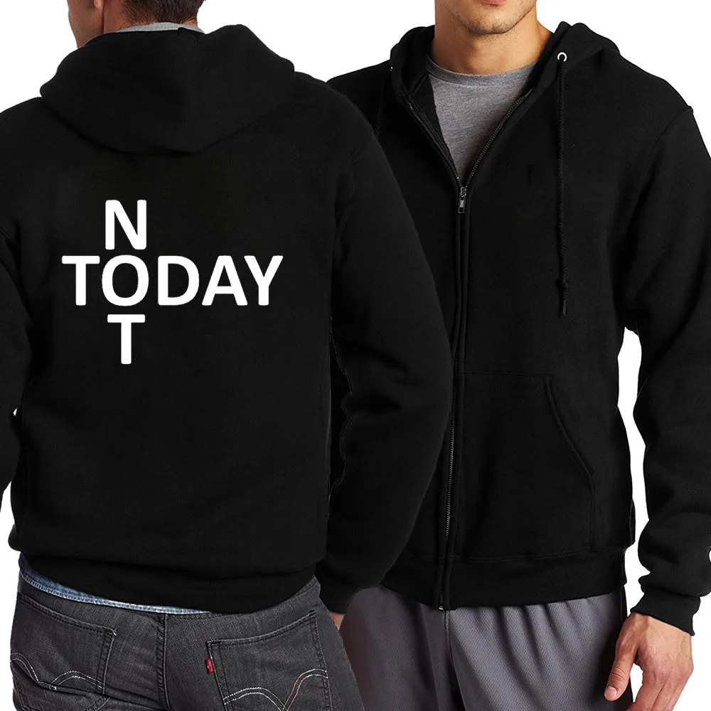 

NOT TODAY zipper hoody men Game of thrones baseball jacket homme Autumn casual sweatshirts outwear coat Harajuku kpop hombre top