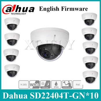 

10PCS/Lot Dahua SD22404T-GN 4MP 4x PTZ Network Camera IVS WDR POE IP66 IK10 Upgrade from SD22204T-GN With LOGO EXPRESS SHIP