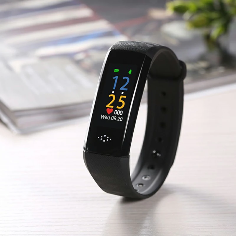 MIGI M2P умный фитнес-браслет Push-сообщение 0 96 дюймов наручная повязка OLED кровяное