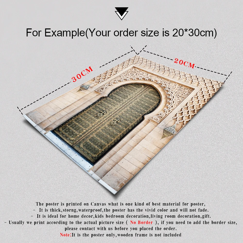 Портала двери стены Искусство Холст марокканский плакат и печать живопись скандинавский стиль украшение картина Декор для гостиной для дома