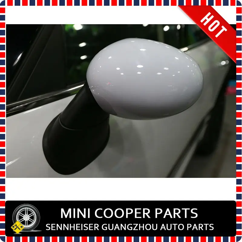 White Color Style Color Side Mirror Cover-4