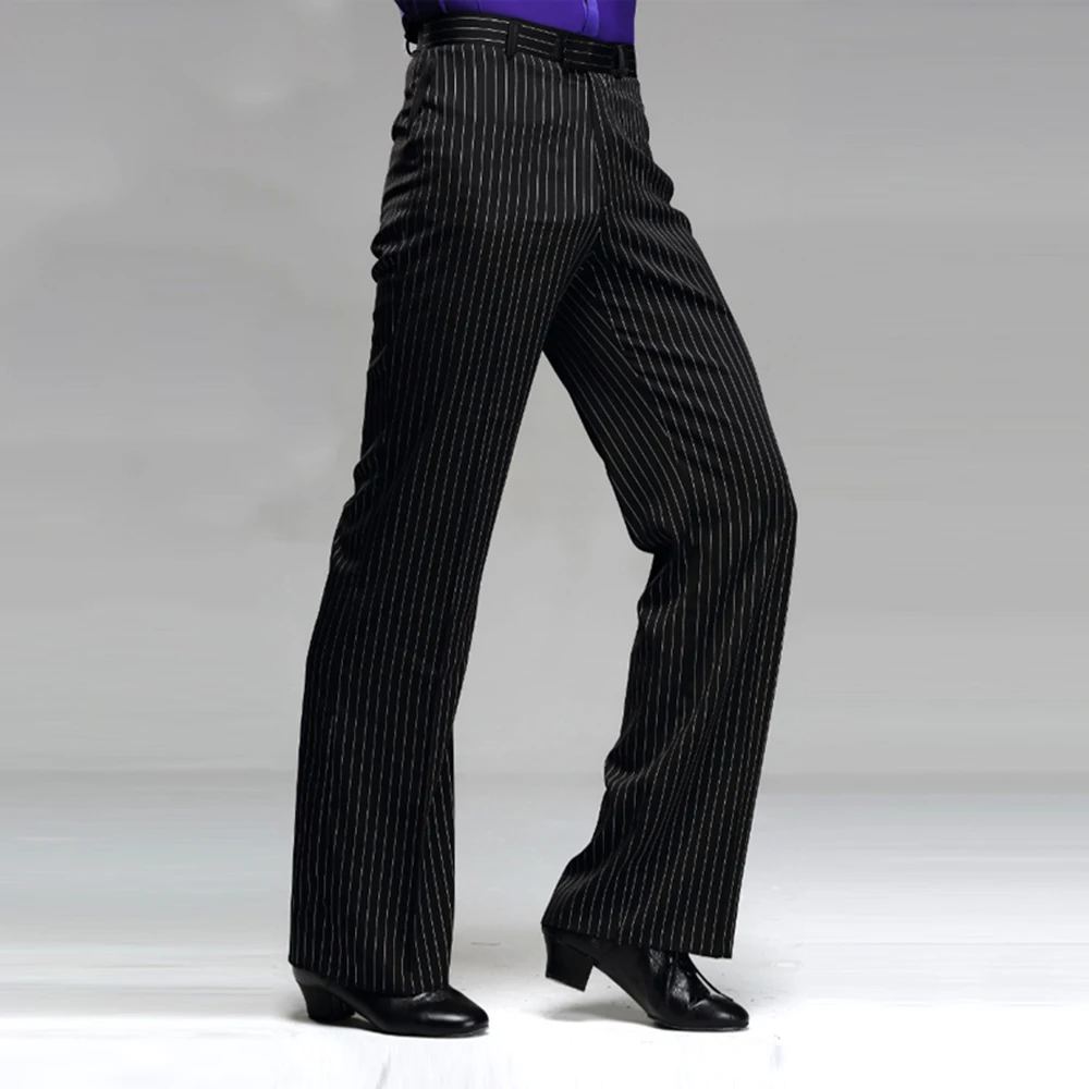 2016 Hot Men Latin Dance Pants 7Sizes Trousers and Concise Style Black