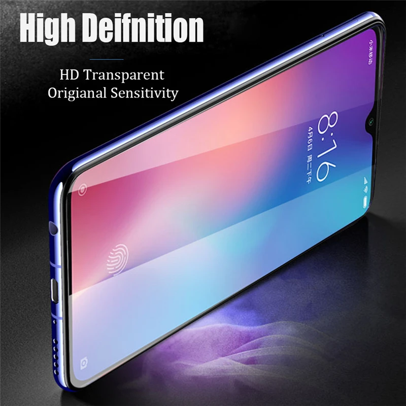Защитное стекло 9D для xiaomi mi 9 стеклянная крышка a2 lite light Kisom xiomi xiami xiaomei my xaomi mi9 mia 2