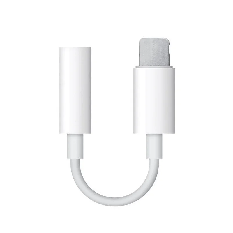

For iPad 8Pin Interface to 3.5mm Jack Headphone Cable Adapter for iPhone X 7 plus Audio Converter 8pin for iphone 5 6 plus