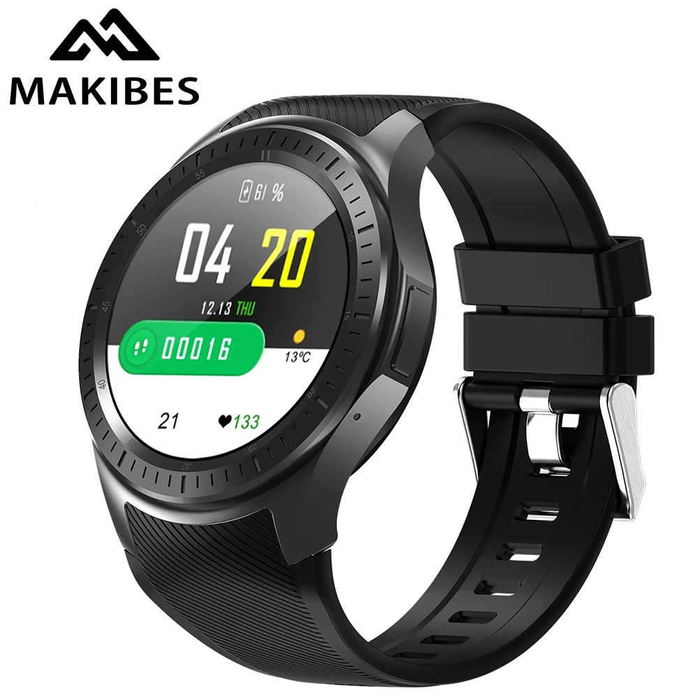 

Makibes AT06 4G GPS Smart Watch Blood Pressure Fitness tracker Phone Android 7.1 600mAh Battery WIFI Google for xiaomi huawei