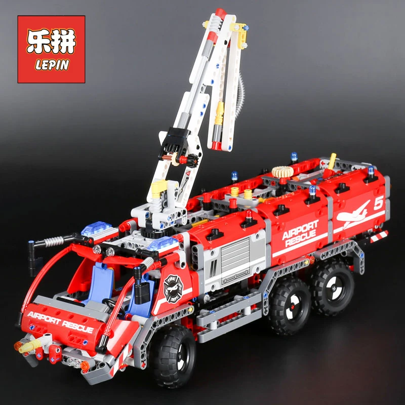 

Lepin Technic 20055 Mechanical Series the Rescue fire Vehicle Building Blocks Bricks Toys Compatible Legoinglys technic 42068