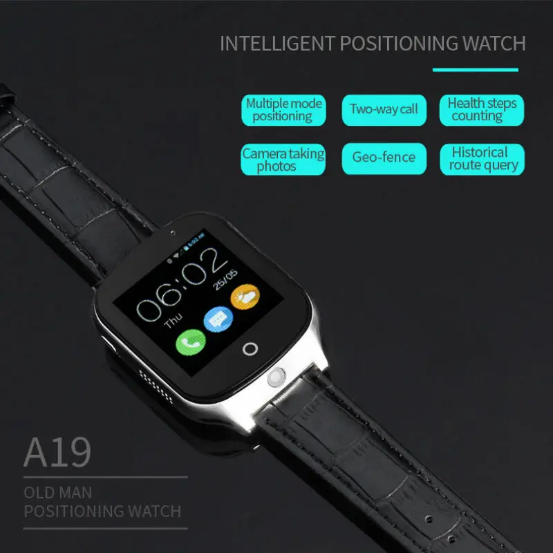 

3G Precise GPS Kids Smart Watch A19 support GPS WIFI SOS LBS SIM Locate Finder emergency call GPS smartwatch for children gifts