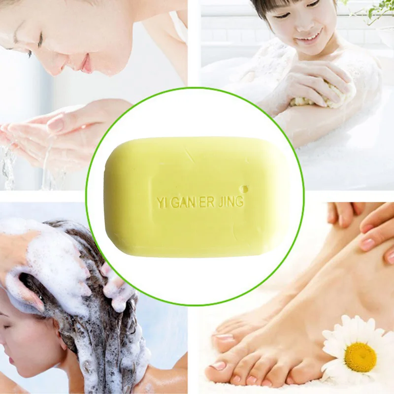 2PCS yiganerjing Sulfur Soap Psoriasis Cream Anti Bacteria Eczema Body Massage Patches Wholesale