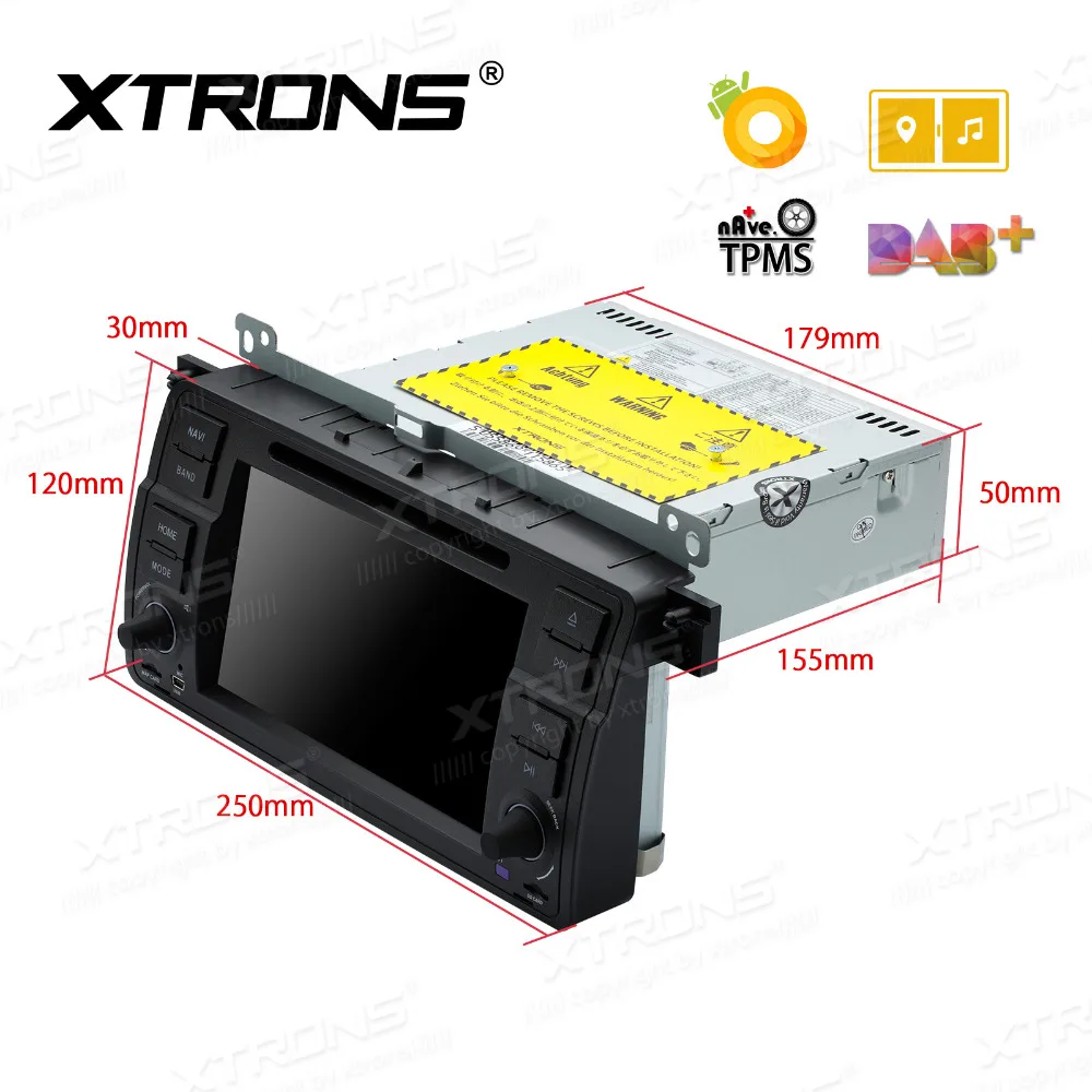 Cheap XTRONS 7" Android 8.0 Octa Core Radio Car DVD Player GPS for BMW E46/ Rover 75 /MG ZT/ E46 M3 2000 2001 2003 2003 2004 2005 2006 2