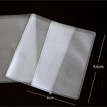 Горячая Распродажа, 10 шт., пылезащитные прозрачные держатели для карт, мягкие пластиковые защитные пленки для кредитных карт, бизнес-Обложка для карт, держатели для ID 9,6x6 см