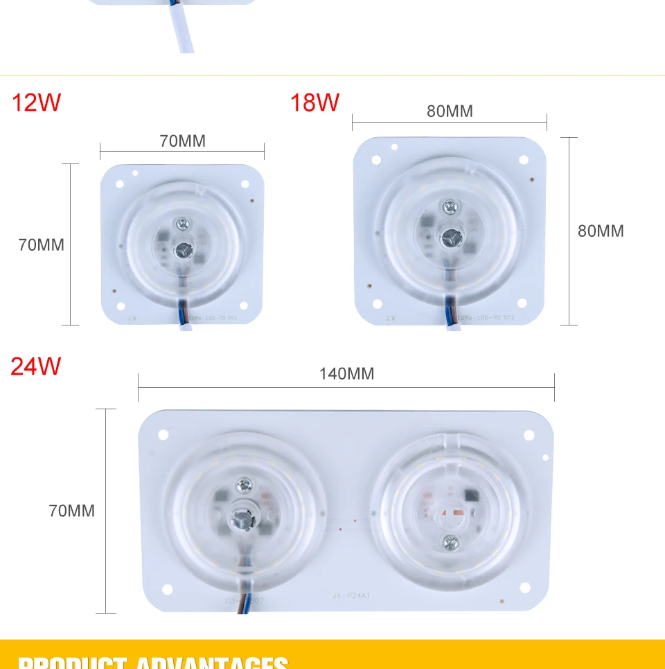 12W 18W 24W LED ceiling light source (2)