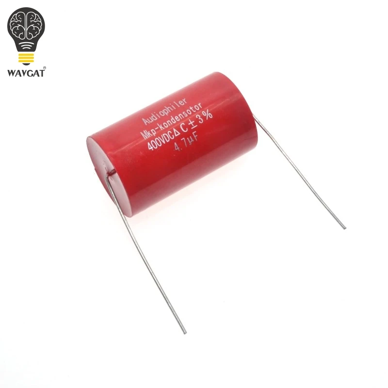 

Free Shipping 10Pcs Audiophiler Axial MKP 4.7UF 400VDC HIFI DIY audio grade capacitor for tube guitar amps
