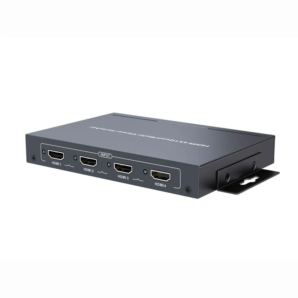 401 мс HDMI 4x1 quad multiviewer Switcher одновременно 1080 P 60 Гц HDMI Quad Экран multiviewer переключатель бесшовные настенный