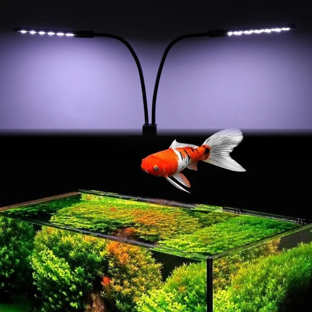 New 15W Fish Tank Lamps EU Plug Aquarium Plant Lights High Brightness Energy Saving 1