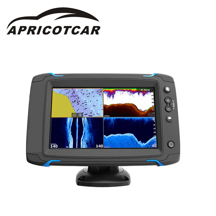 

7" High-resolution GPS Navigation LED-backlit Color Touch Screen Display Side Sweep Full Sweep Son of The Sea Map Fish Globe Map
