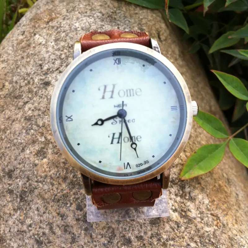2015 New Original Watches Handmade Cow Leather Retro Unisex | Наручные часы
