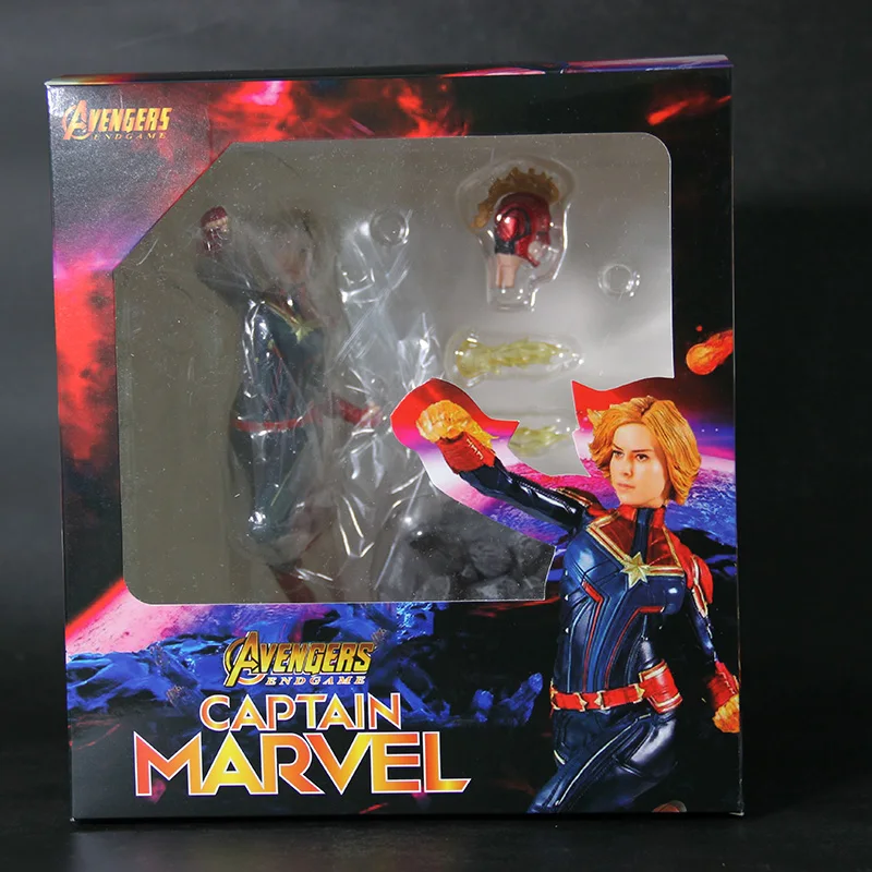 Marvel Мстители Капитан Статуэтка из ПВХ фигурка модель игрушки|Игровые фигурки и